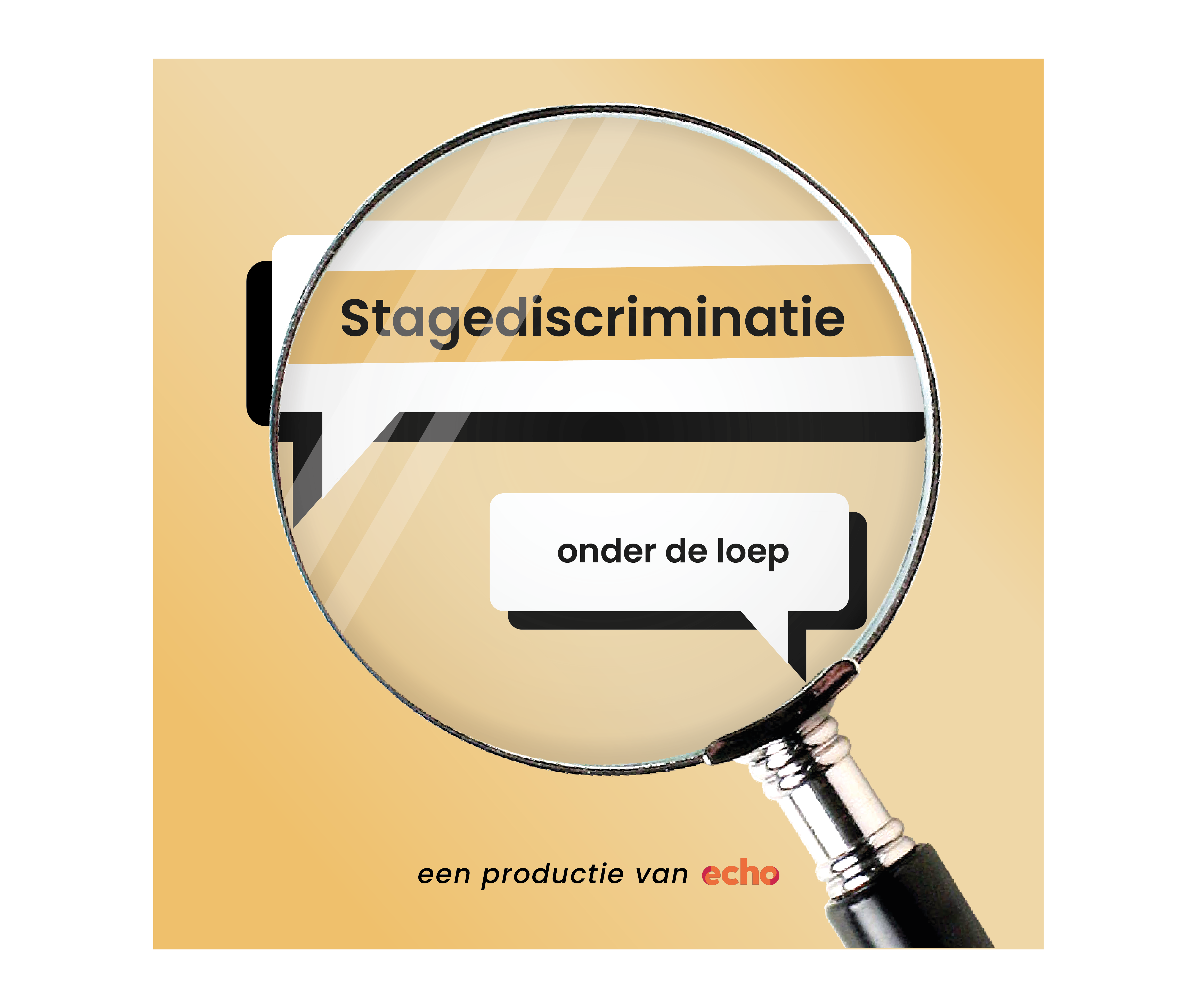 Visual_Podcast Stagediscriminatie onder de loop_v3